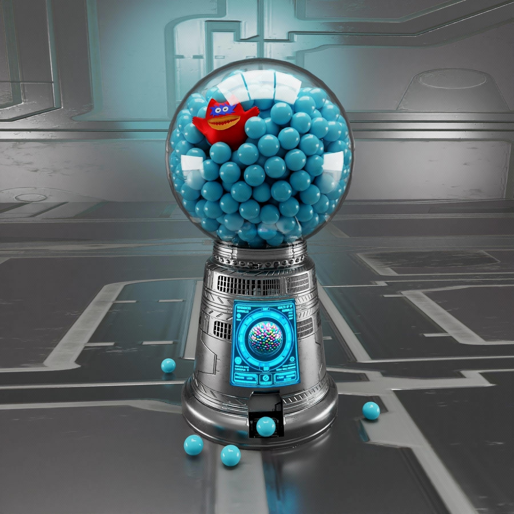 1 Hour • 1 Object Theme: Gumball Machine. Any chance to sneak in a Naugamonster…