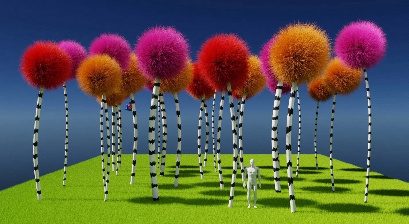 1 Hour • 1 Object Theme: Seuss. Truffula Trees.