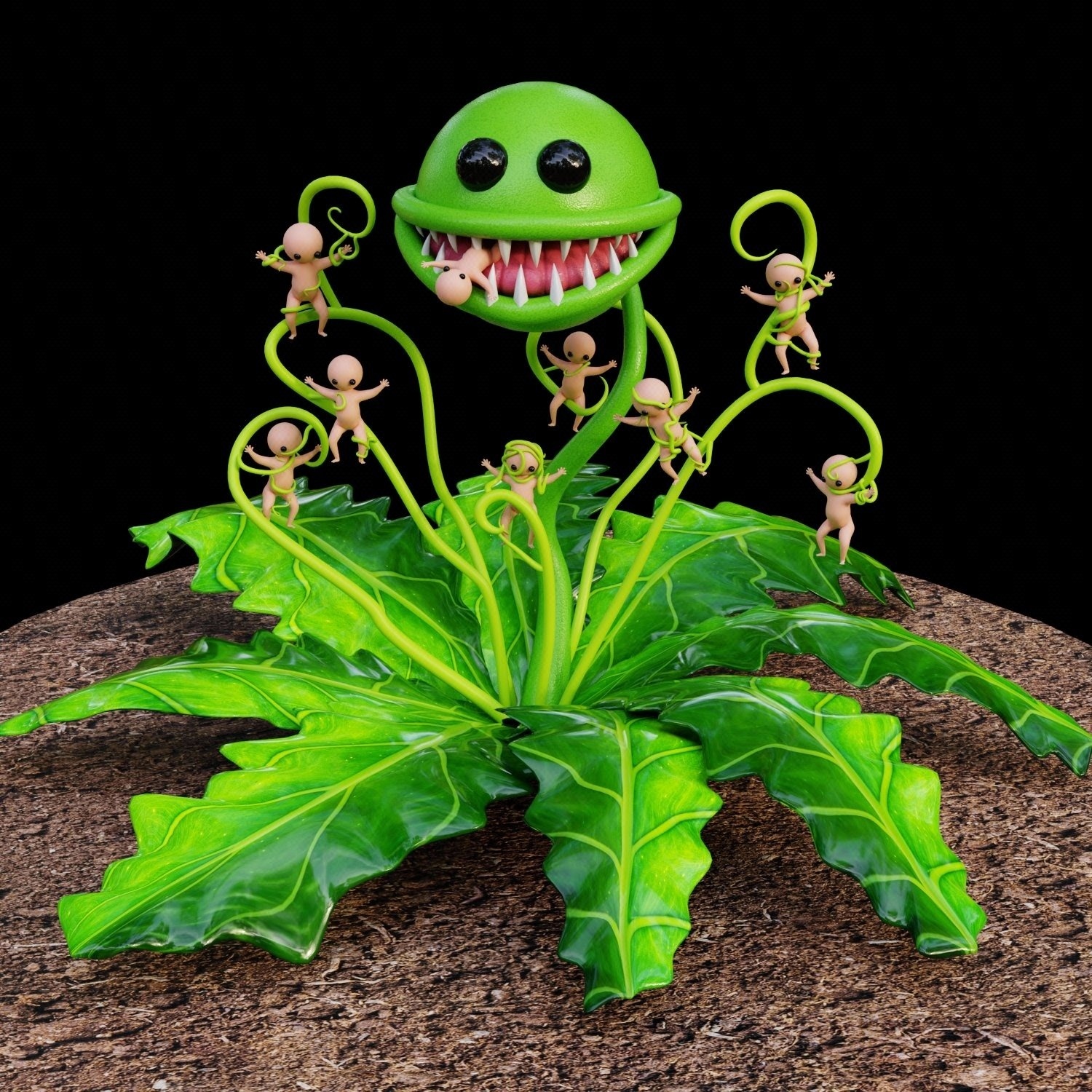 1 Hour • 1 Object Theme: Carnivorous Alien Plant