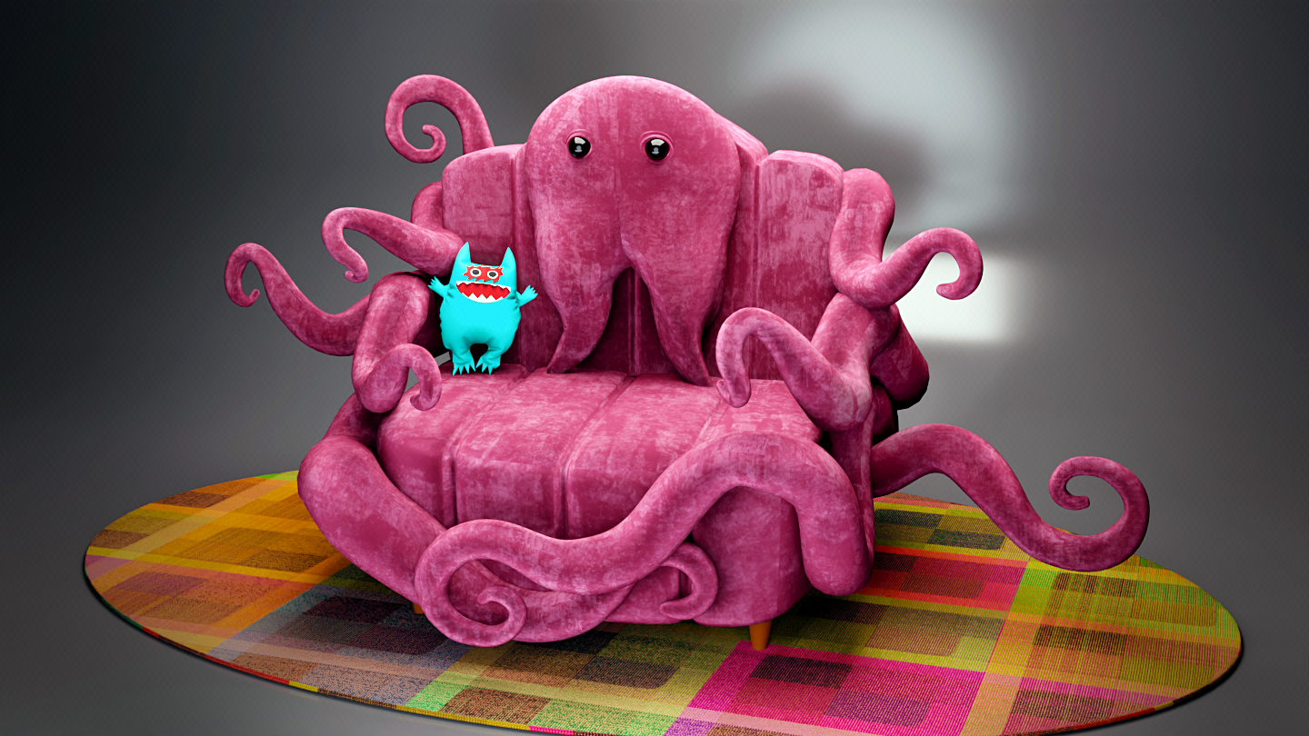 1 Hour • 1 Object Theme: Couches. Who wouldn’t like a couch that can hug you?