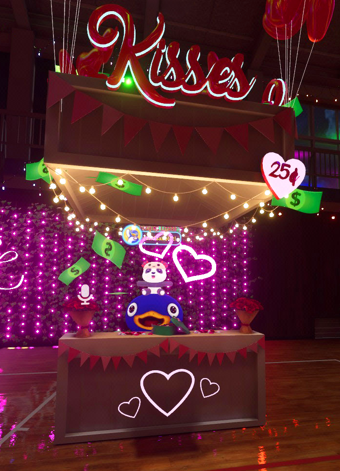 In-world, VRChat.