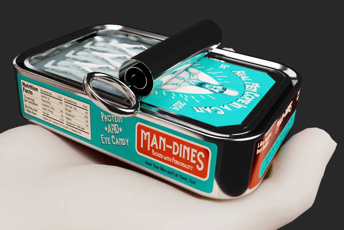 Created fantasy-product branding and label.