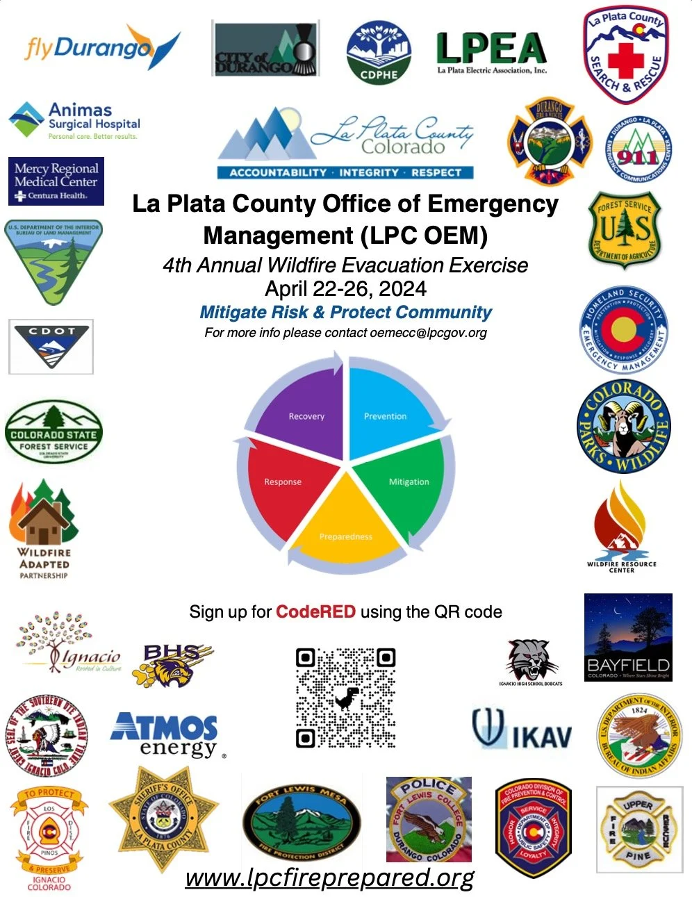 Thirty-two coordinated agencies for this event.