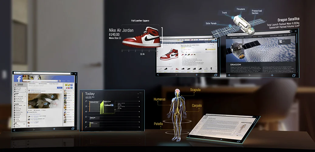 Augmented Reality Web Panels
