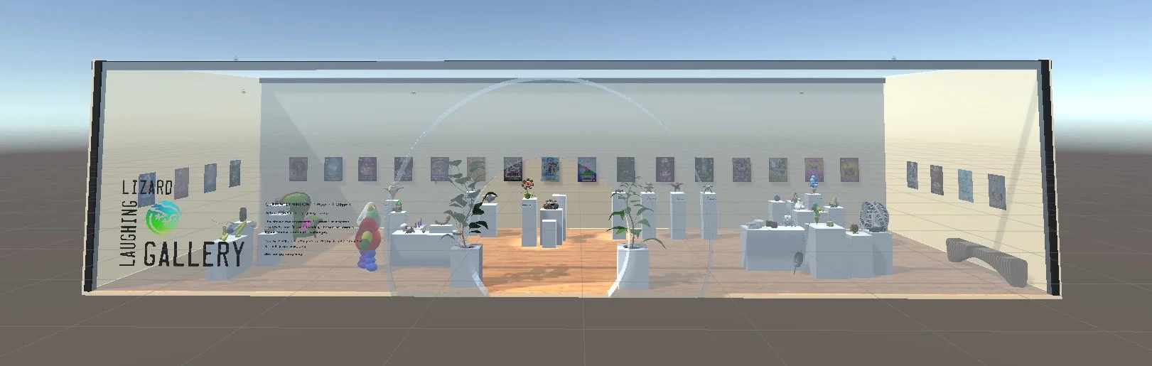 VR Gallery space and collection for first year of 1 Hour, 1 Object.